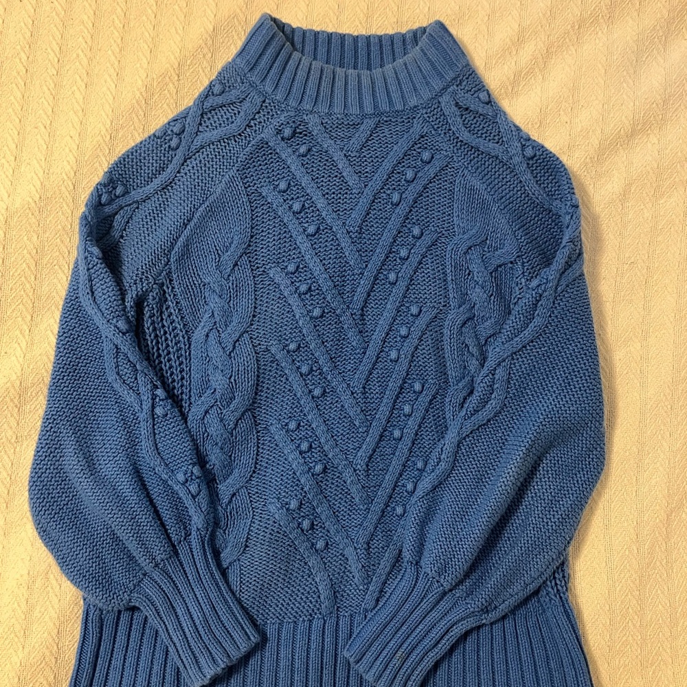 Loft puff sleeve sweater, size medium